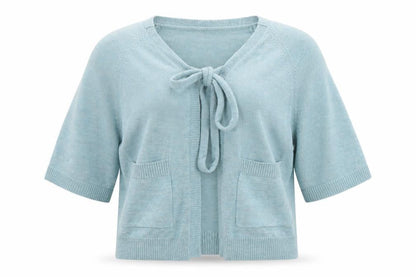 Womens UK Size 10 Monsoon Blue Cardigan Jumper