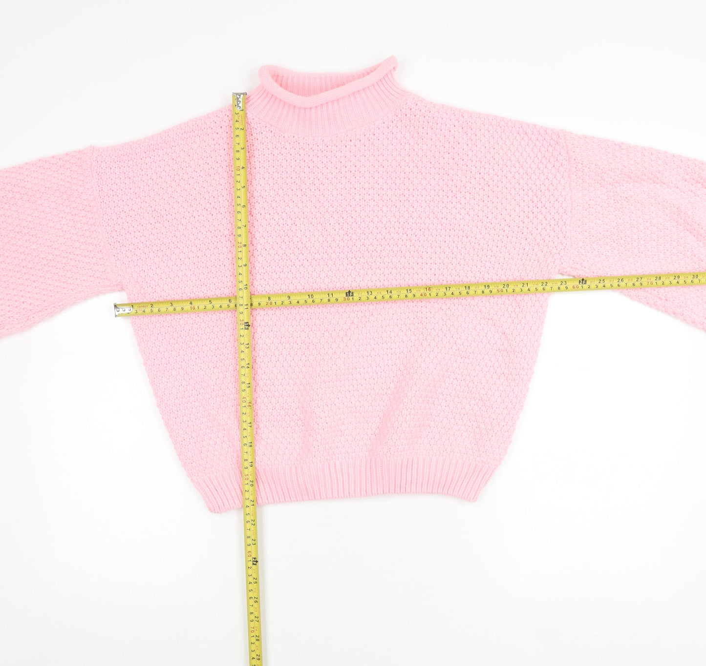 Womens UK Size S PRETTYLITTLETHING Pink Pullover Jumper