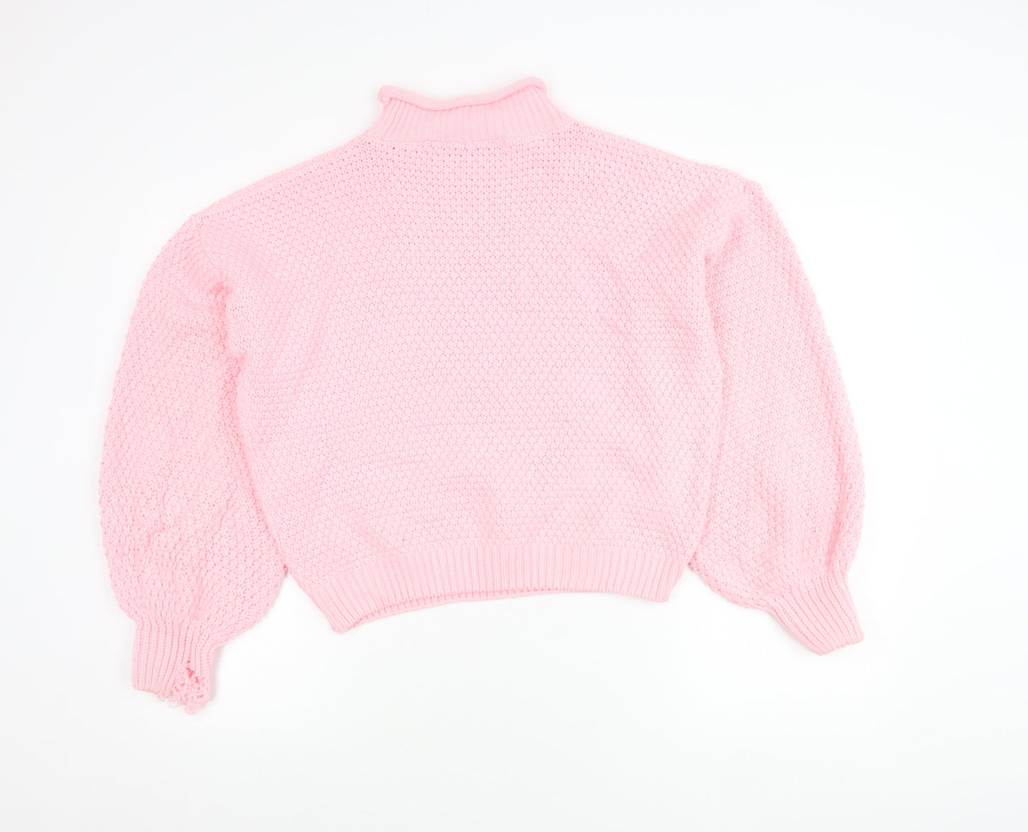 Womens UK Size S PRETTYLITTLETHING Pink Pullover Jumper