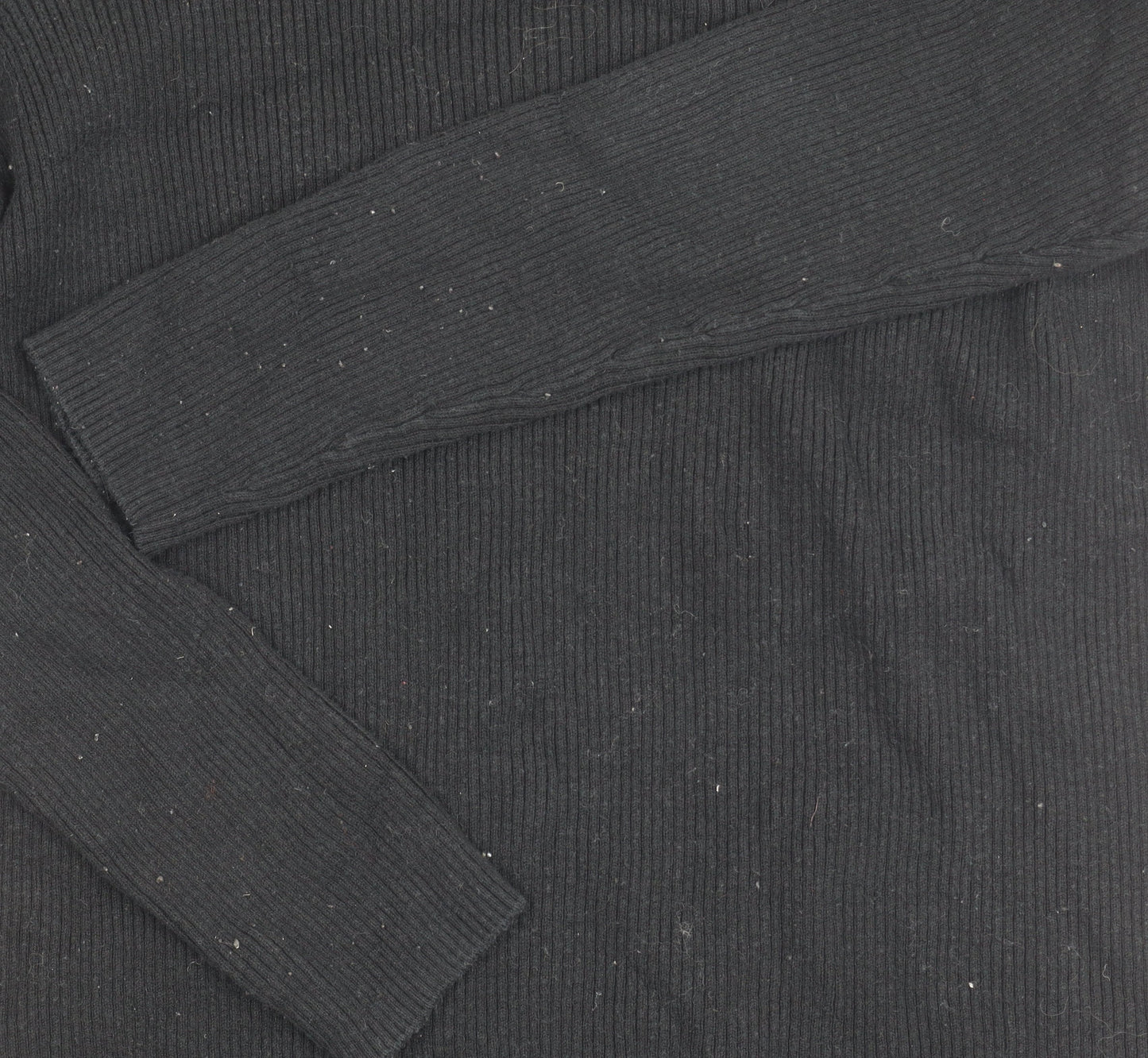 GAP Women’s Black Petite S Boat Neck Knit Long Sleeve Blouse