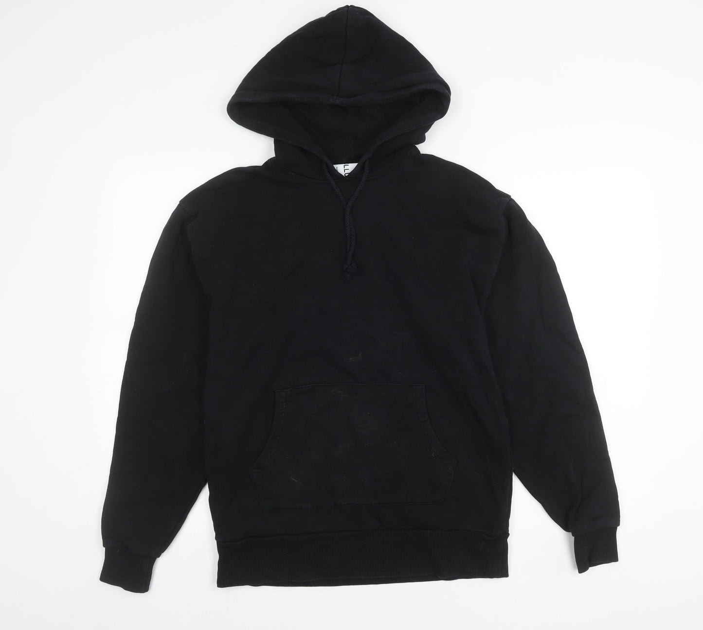Mens UK Size S COLLUSION Black Pullover Hoodie
