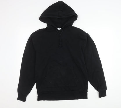 Mens UK Size S COLLUSION Black Pullover Hoodie