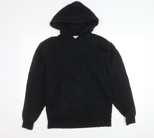 Mens UK Size S COLLUSION Black Pullover Hoodie