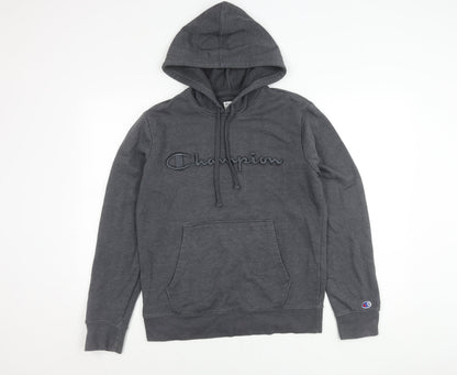 Mens UK Size S Champion Grey Pullover Hoodie