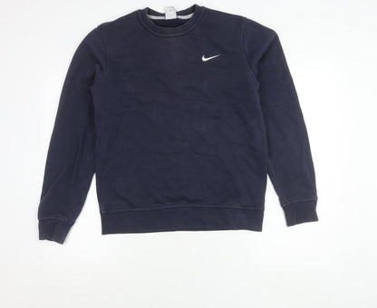 Mens UK Size M Nike Blue Pullover Sweatshirt