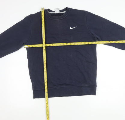 Mens UK Size M Nike Blue Pullover Sweatshirt