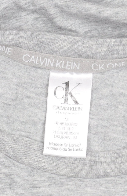 Calvin Klein Womens Grey Short Sleeve Crew Neck T-Shirt Size M