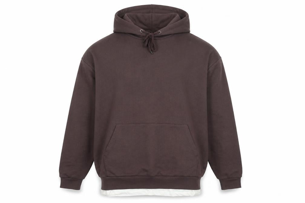 Mens UK Size S ASOS Brown Pullover Hoodie