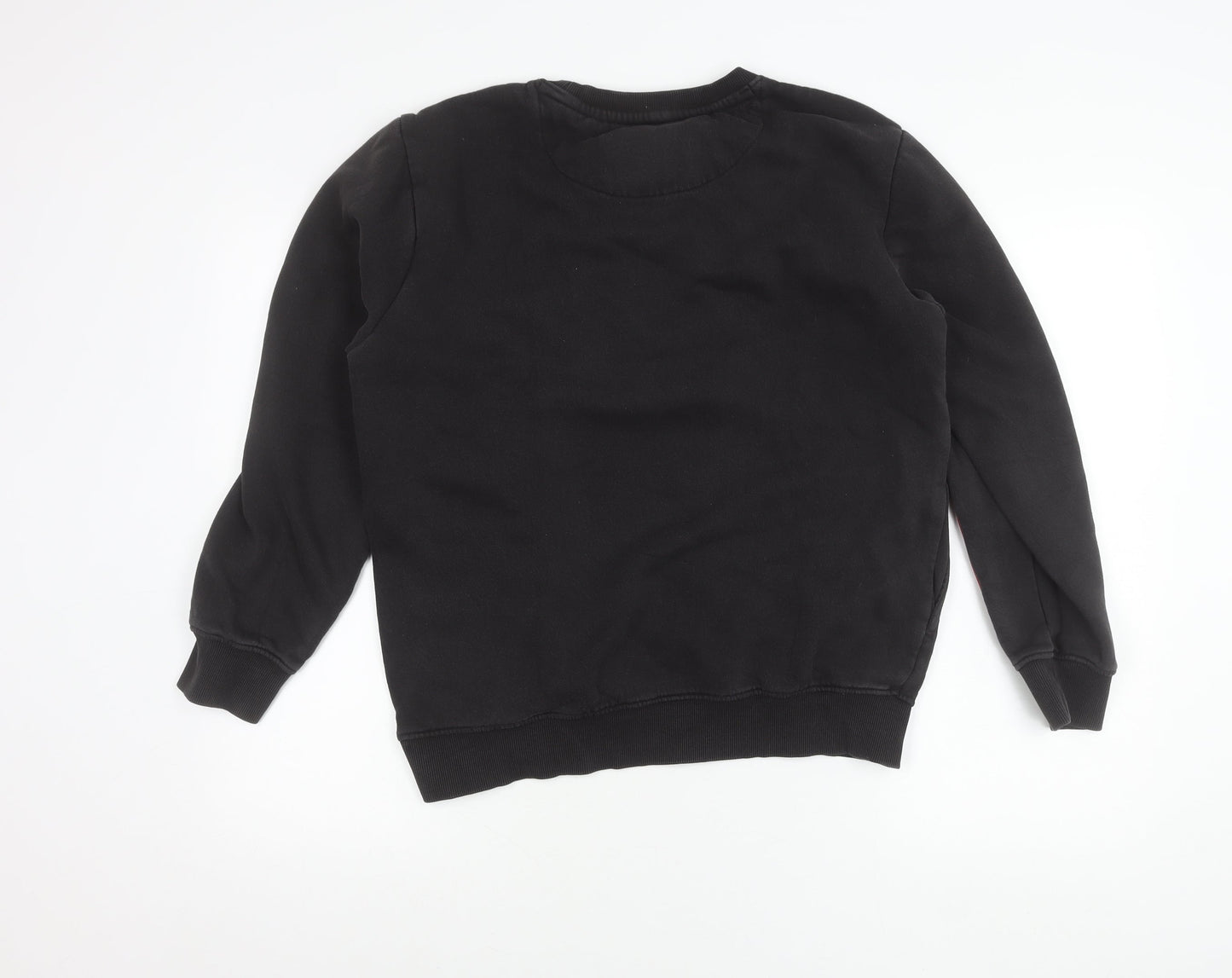 Bare Denim Men's Black L Sweatshirt Pullover Crew Neck Cotton