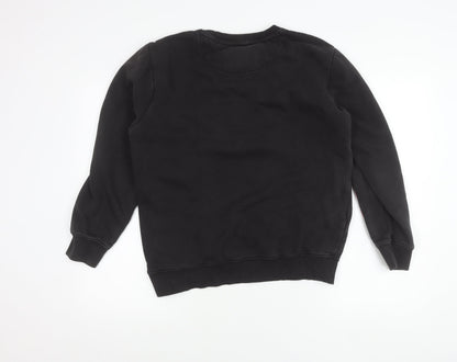 Bare Denim Men's Black L Sweatshirt Pullover Crew Neck Cotton