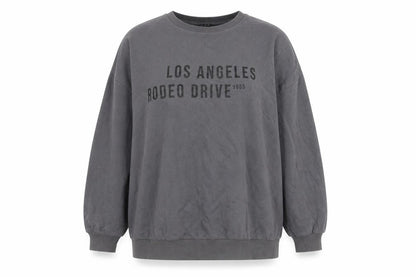 F&F Womens Grey XL Pullover Sweatshirt Los Angeles Graphic Print