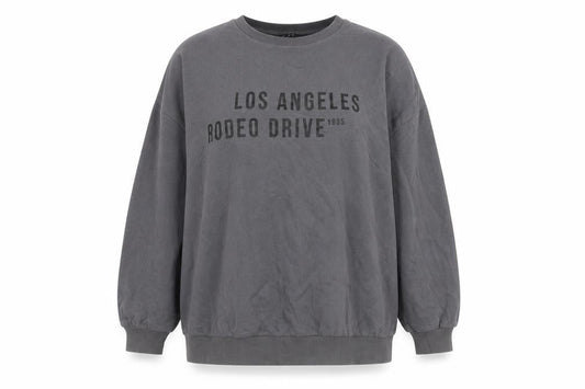 F&F Womens Grey XL Pullover Sweatshirt Los Angeles Graphic Print