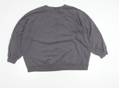 F&F Womens Grey XL Pullover Sweatshirt Los Angeles Graphic Print