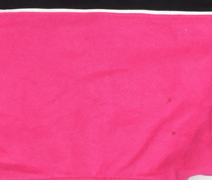 Sedra Girls Pink & Black Hooded Cotton Full Zip Jacket Size 12 Years