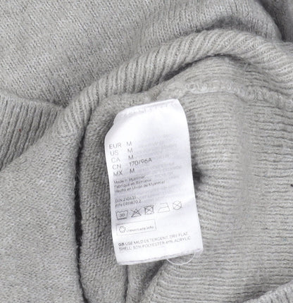 Womens UK Size M H&M Grey Pullover Jumper