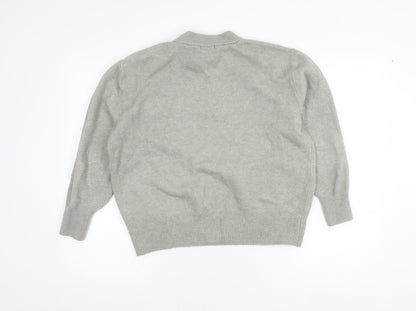 Womens UK Size M H&M Grey Pullover Jumper