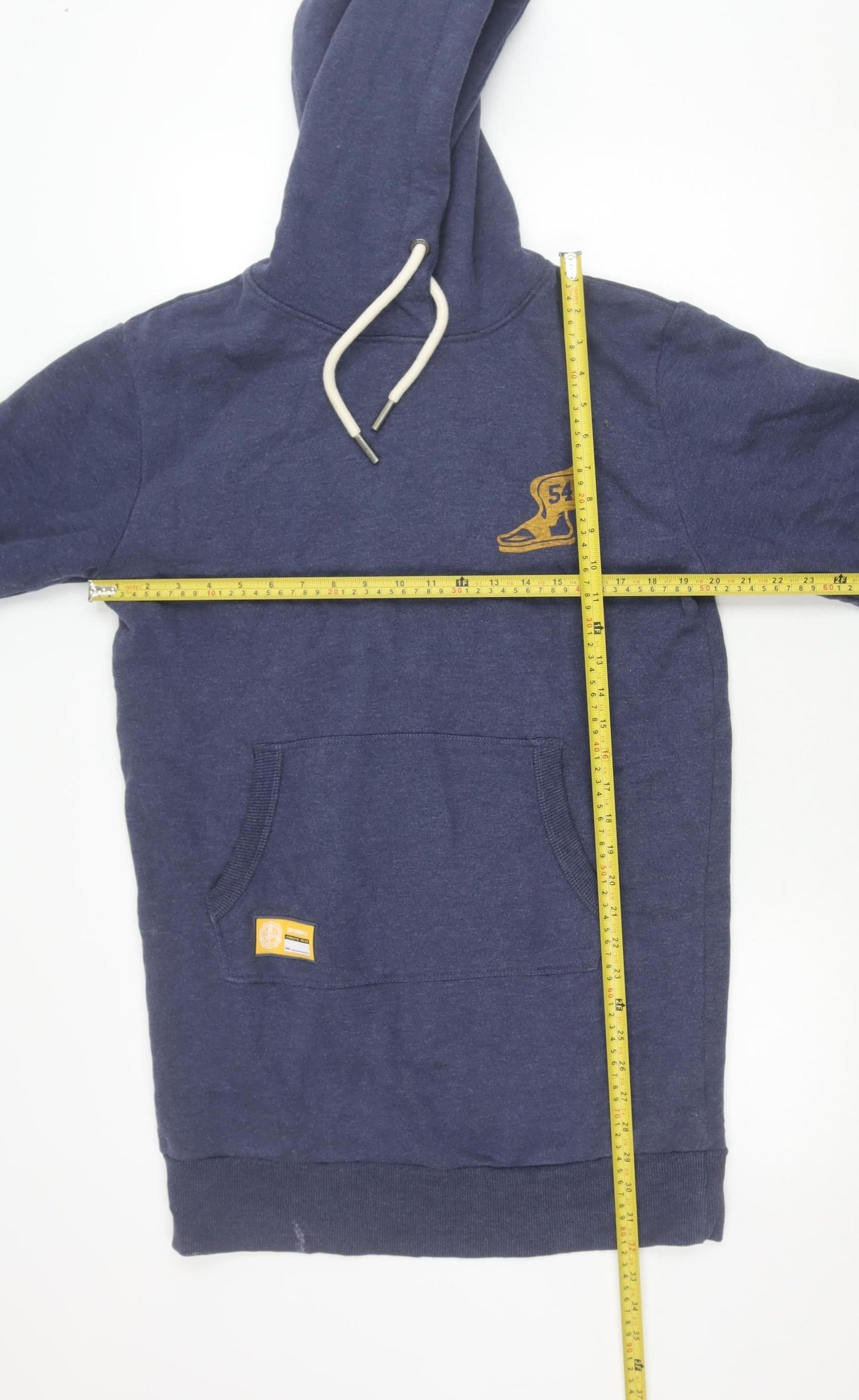 Superdry Women’s Blue Pullover Hoodie Size 12 Logo Sportswear