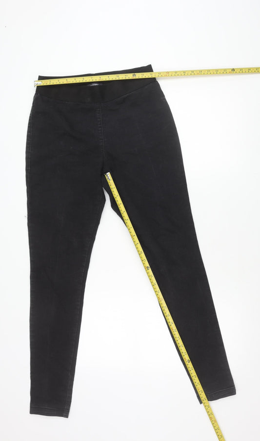 Womens UK Size 12 Marks and Spencer Slim Fit Skinny Black Jeans
