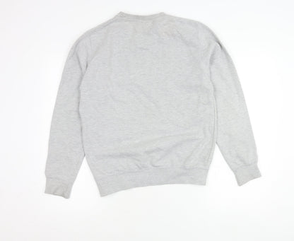 RMDY Men’s Grey Small Crew Neck Logo Sweatshirt Pullover
