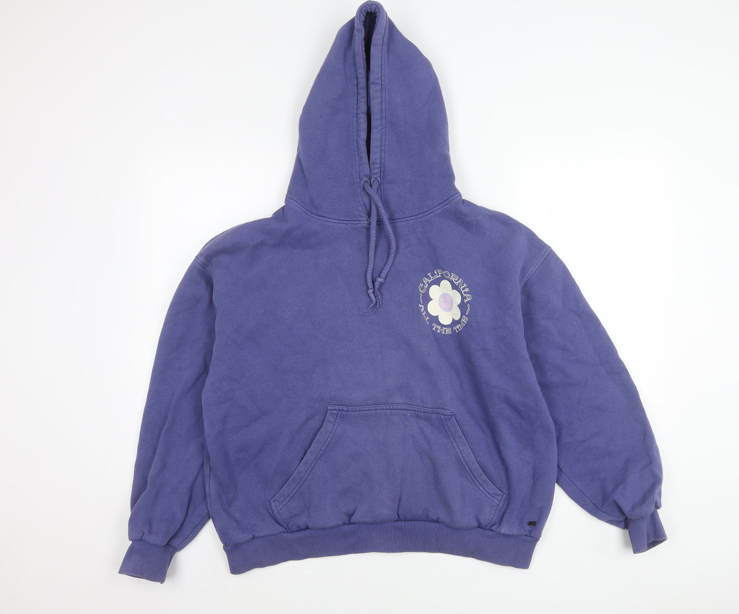 Teens UK Size 12 Pull&Bear Blue Pullover Hoodie
