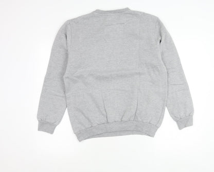 Womens UK Size 12 Disney Grey Pullover Sweatshirt