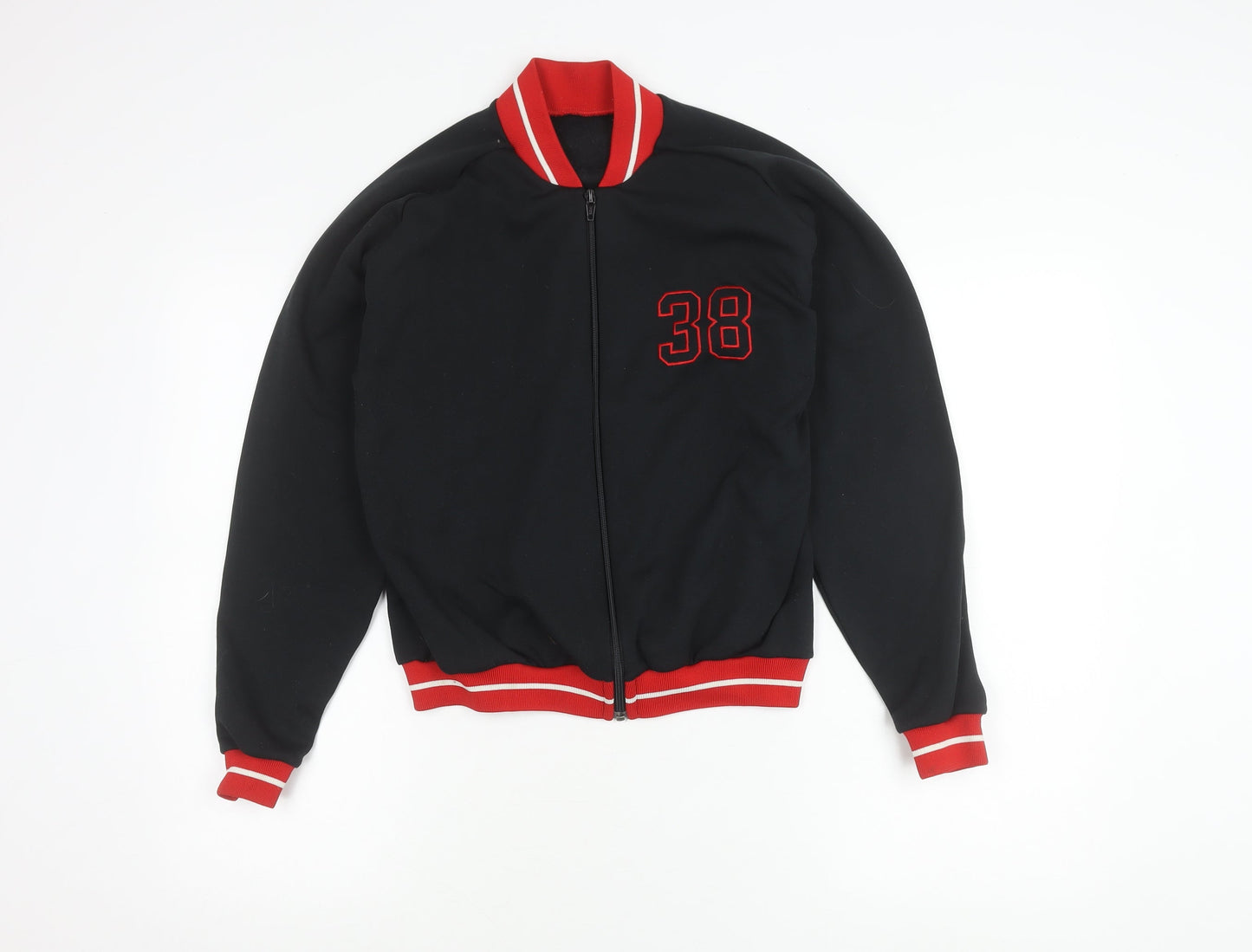 Mens UK Size XS Marks and Spencer Black Varsity Jacket