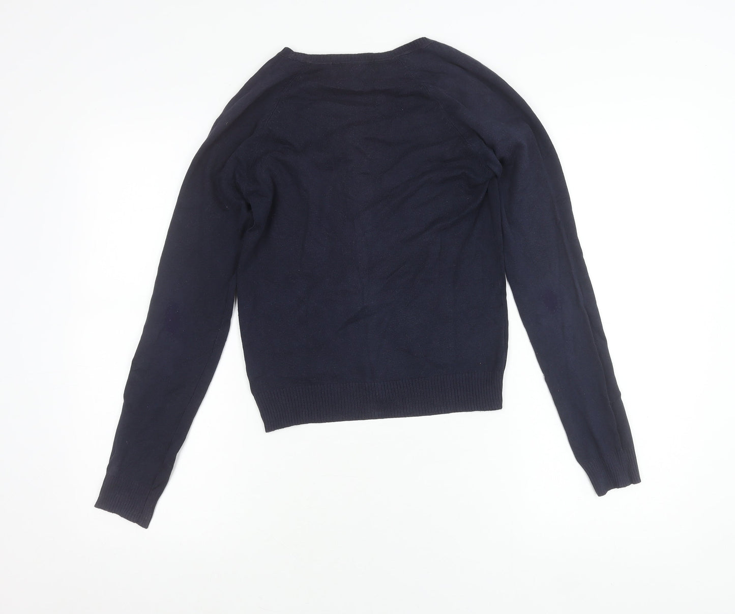 Womens UK Size S Zara Blue Pullover Jumper