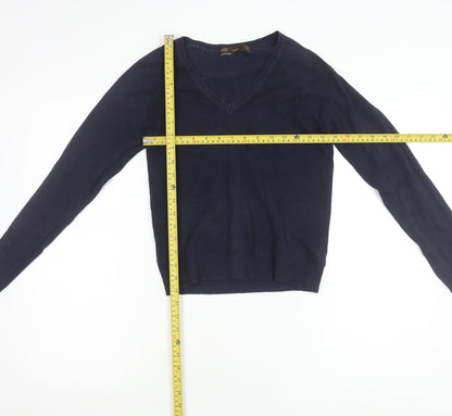 Womens UK Size S Zara Blue Pullover Jumper