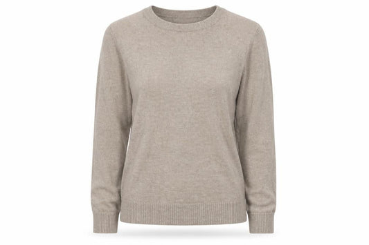 Womens UK Size M Paraphrase Beige Pullover Jumper