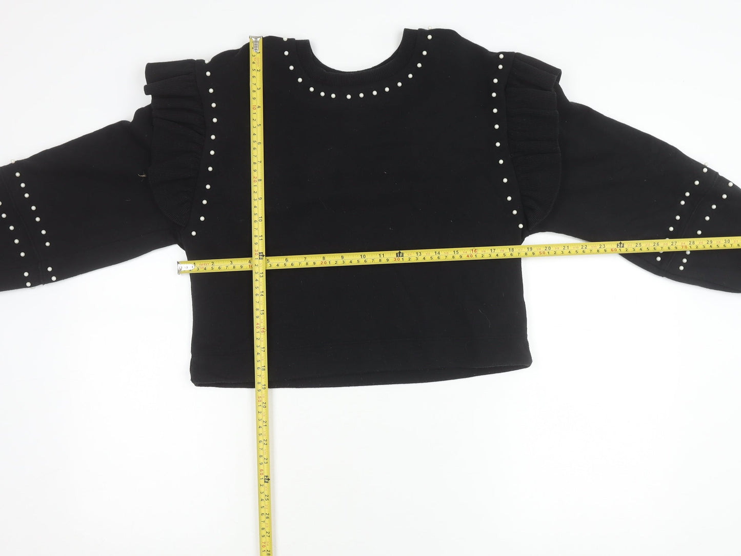 Womens UK Size M Zara Black Pullover Jumper
