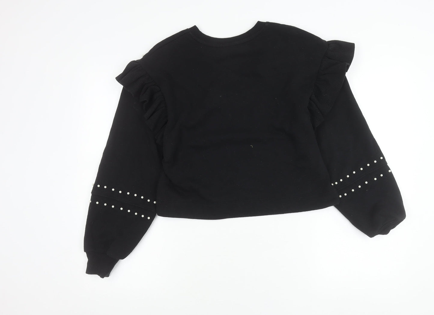 Womens UK Size M Zara Black Pullover Jumper