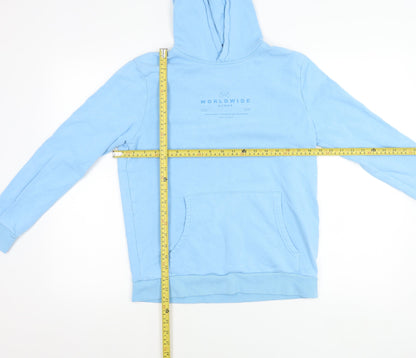 Marks and Spencer Boys Blue Pullover Hoodie 13-14 Years Gamer Logo