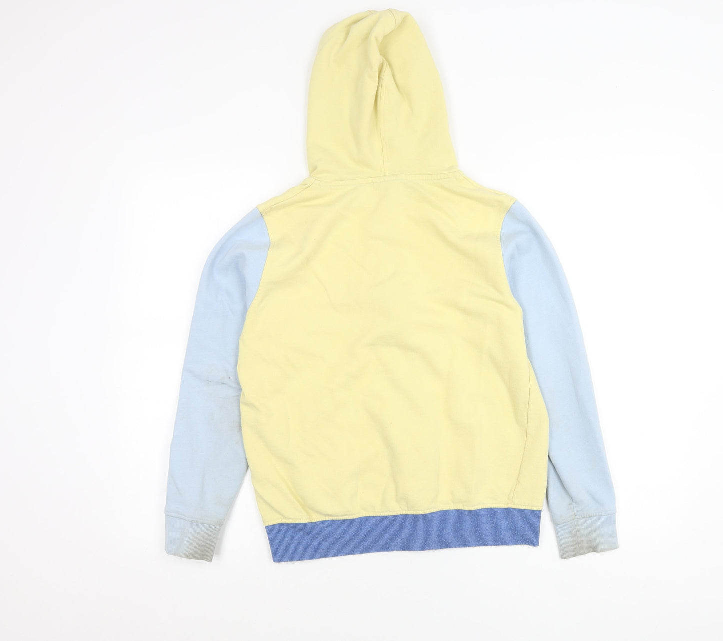 Saltrock Girls Yellow Blue Hooded Full Zip Jacket 13 Years
