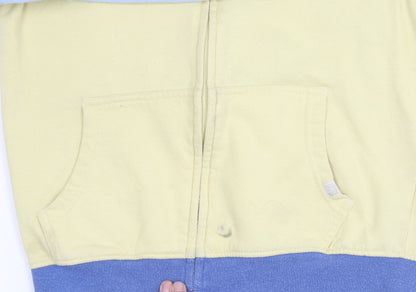 Saltrock Girls Yellow Blue Hooded Full Zip Jacket 13 Years