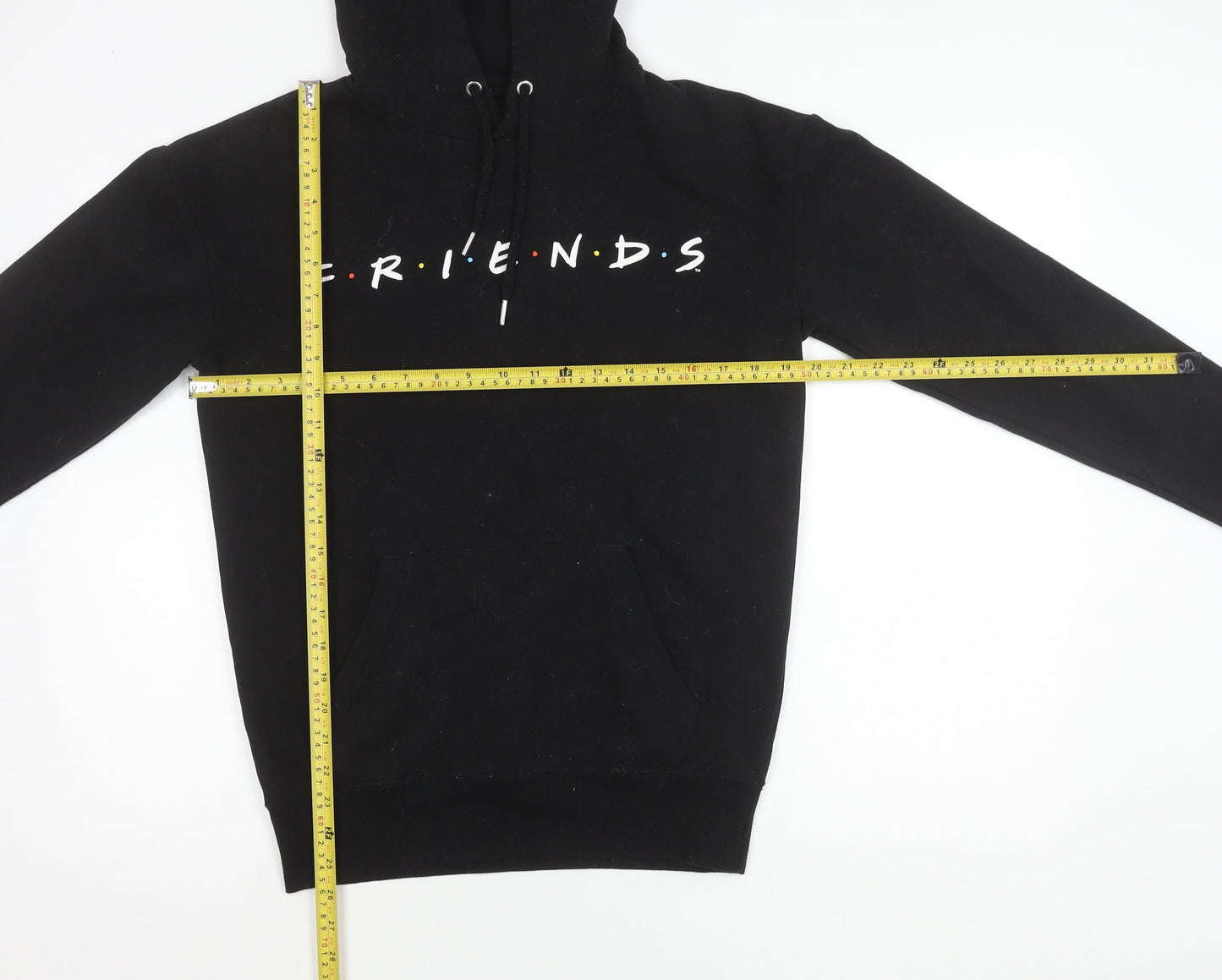 Primark Women’s Black Friends Hoodie S Pullover Casual TV Logo