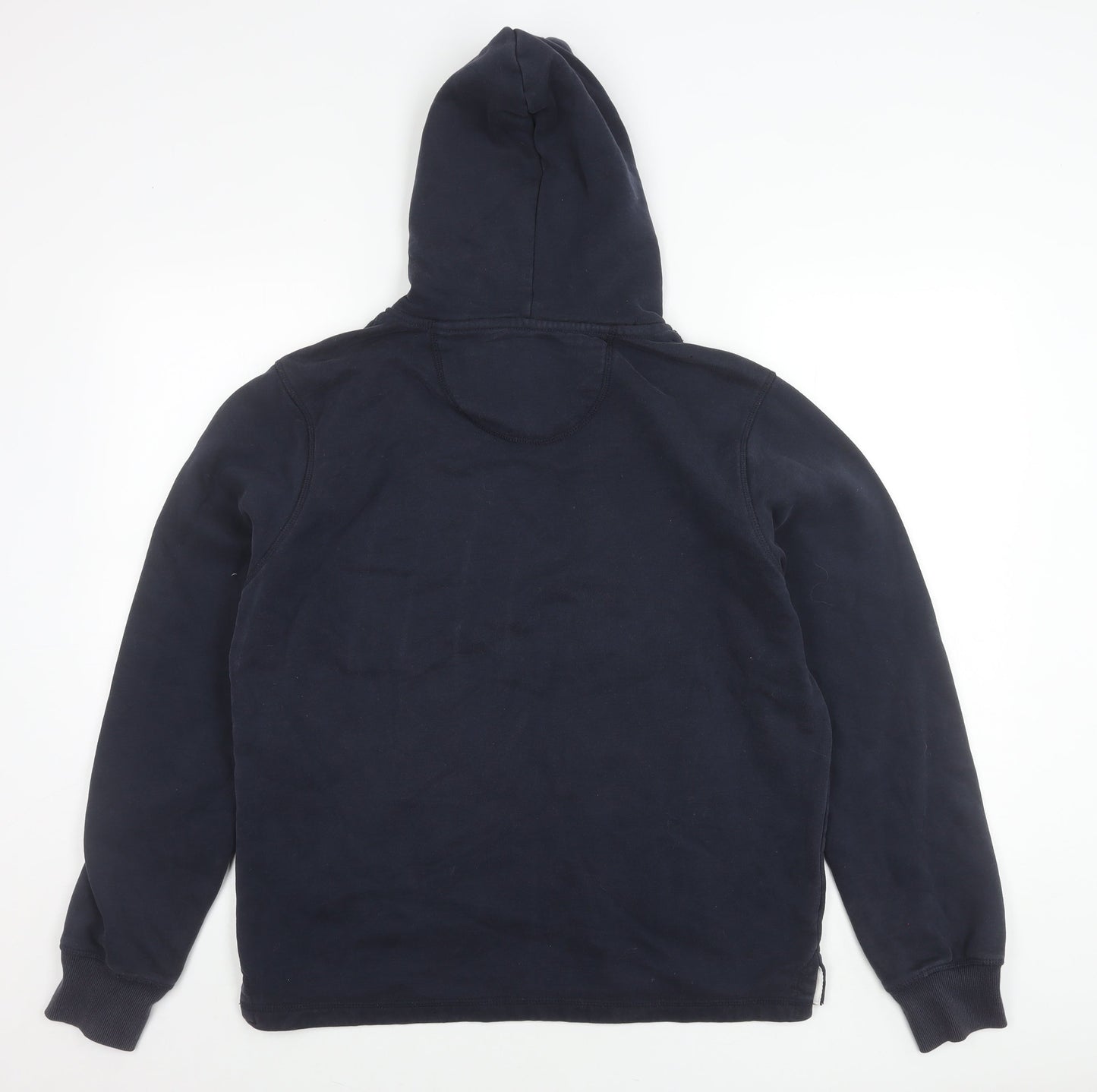 SoulCal & Co Womens Navy Hoodie Pullover L Cotton Blend Casual
