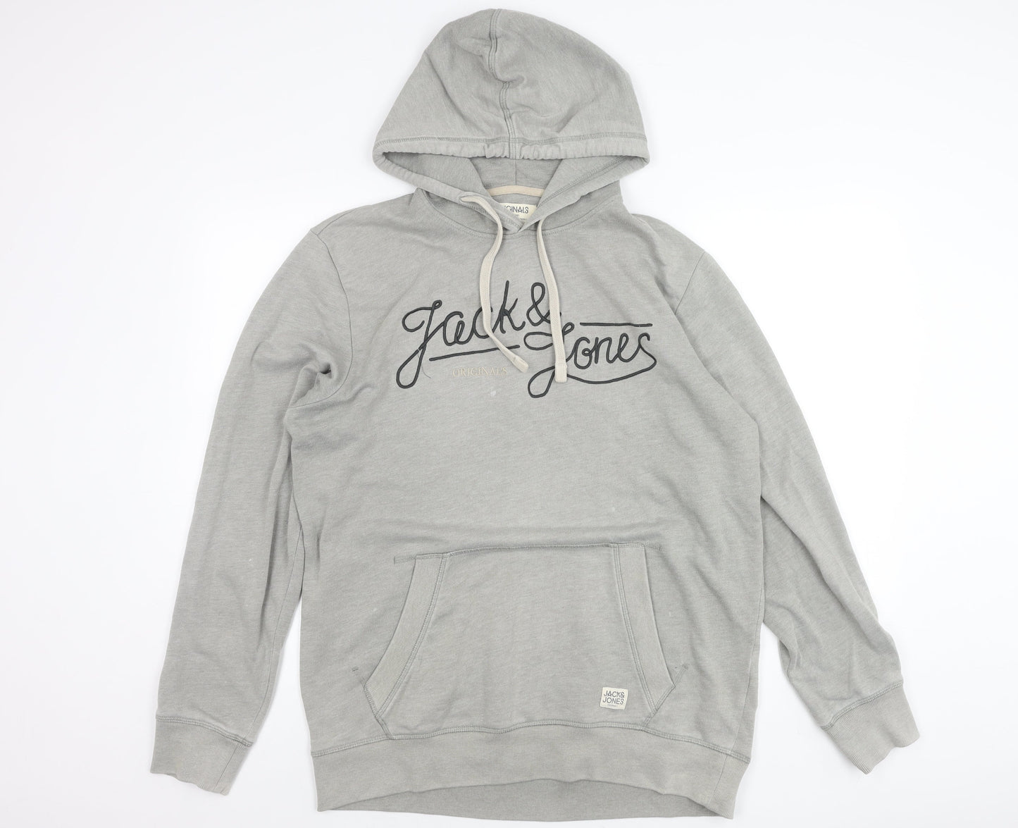 Mens UK Size XL JACK & JONES Grey Pullover Hoodie