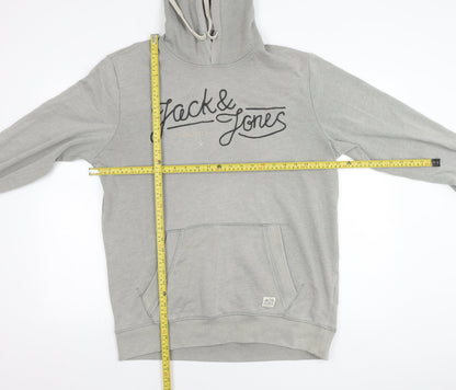 Mens UK Size XL JACK & JONES Grey Pullover Hoodie