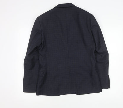 Mens UK Size 36 Limehaus Regular Blue Suit Jacket
