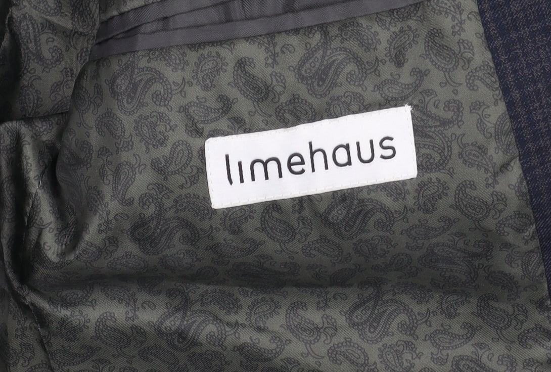 Mens UK Size 36 Limehaus Regular Blue Suit Jacket