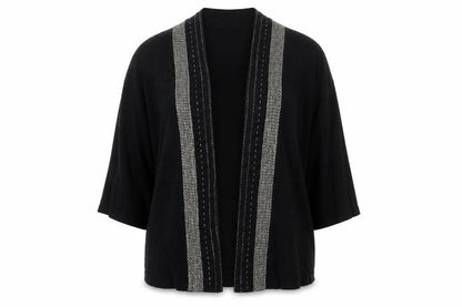 Womens UK Size 12 Zara Black Cardigan Jumper