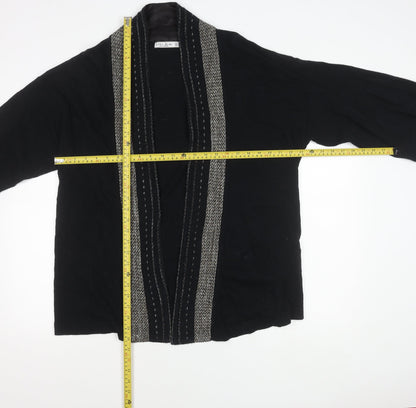Womens UK Size 12 Zara Black Cardigan Jumper