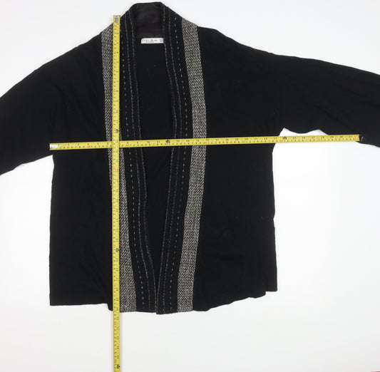 Womens UK Size 12 Zara Black Cardigan Jumper