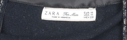 Womens UK Size 12 Zara Black Cardigan Jumper