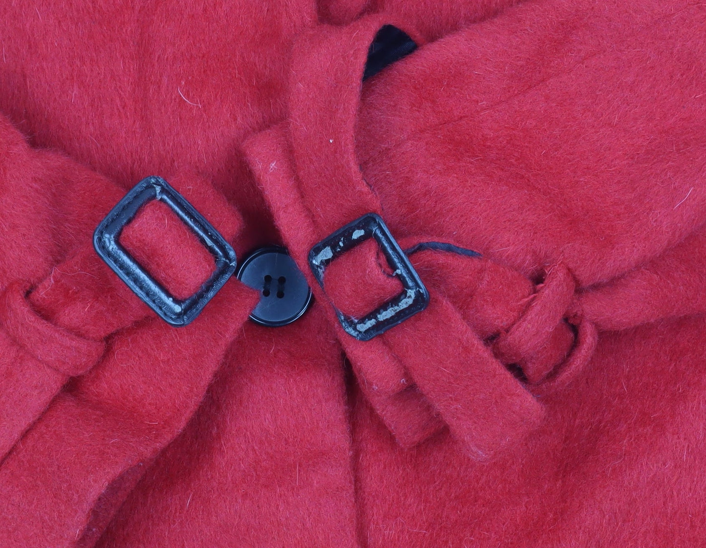 Womens UK Size 10 ASOS Red Overcoat