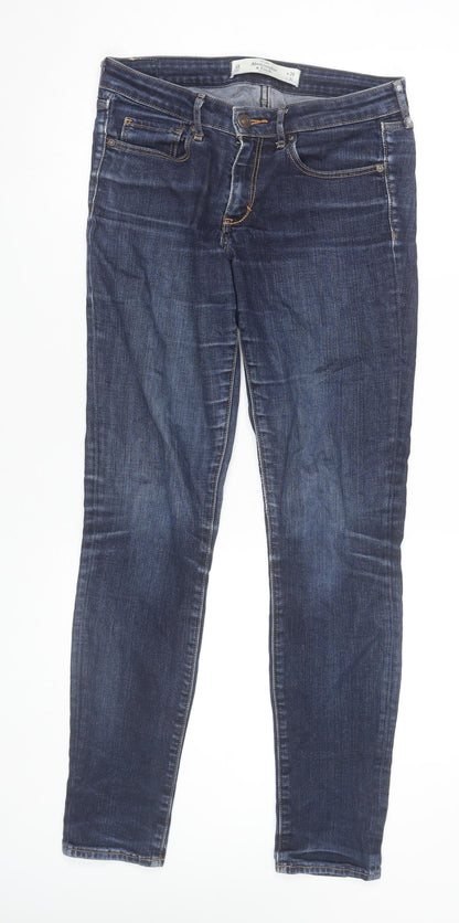 Abercrombie & Fitch Womens Blue Skinny Jeans Size 6R W28 L31