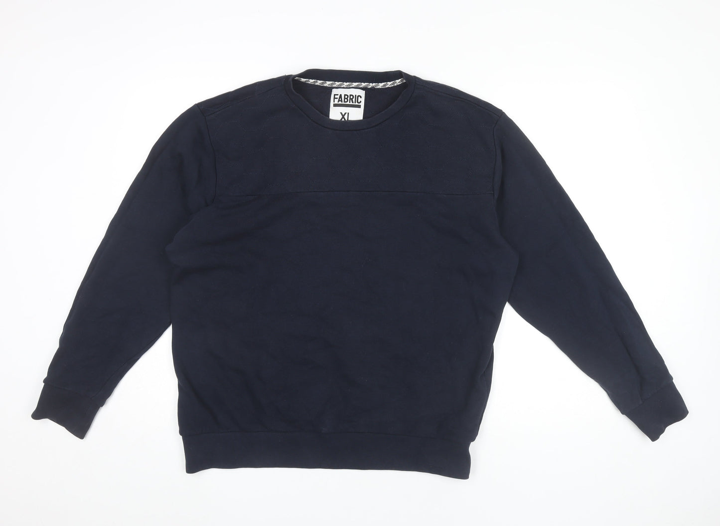 Mens UK Size XL Fabric Blue Pullover Sweatshirt
