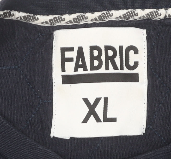 Mens UK Size XL Fabric Blue Pullover Sweatshirt