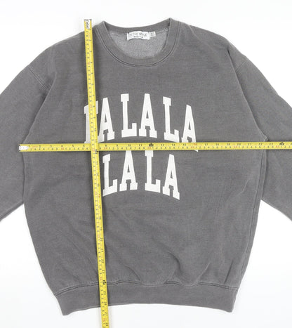 In The Style Womens Grey Christmas Sweatshirt UK 14/16 Crew Neck