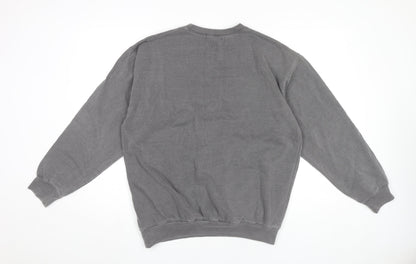 In The Style Womens Grey Christmas Sweatshirt UK 14/16 Crew Neck